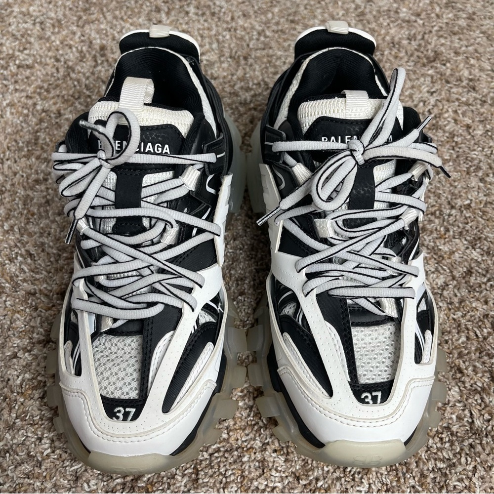 [SOLD] 2021 Balenciaga Track Sneaker 'Clear Sole - White Black'